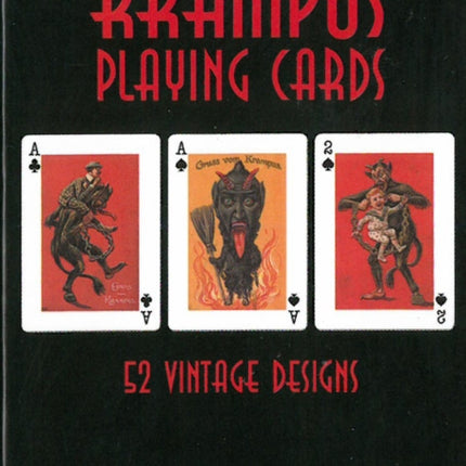 Krampus Playing Cards