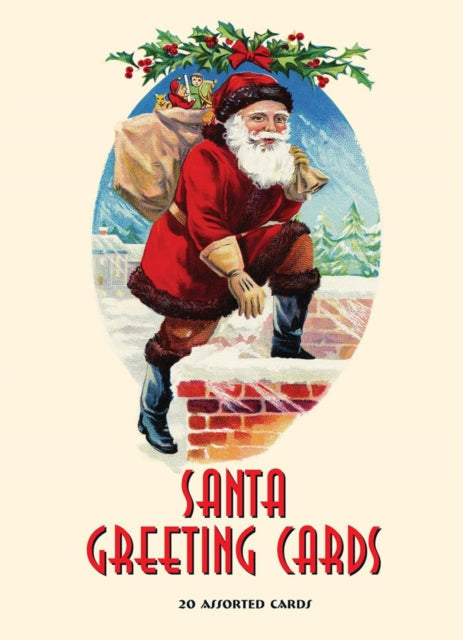 Santa Greeting Cards: 20 Assorted Cards