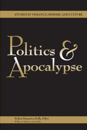 Politics and Apocalypse Studies in Violence