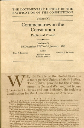 Commentaries on the Constitution Vol 3