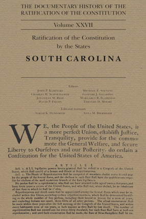 The Documentary History of the Ratification of