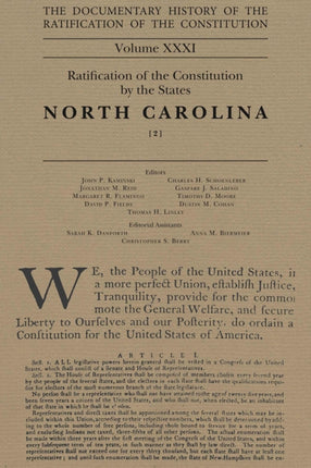 The Documentary History of the Ratification of