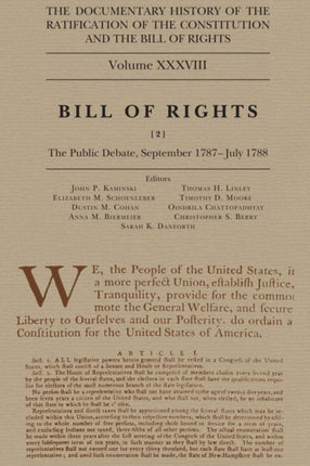 The Documentary History of the Ratification of