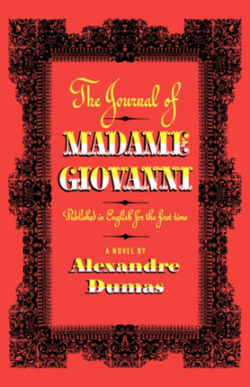 The Journal of Madame Giovanni  A Novel