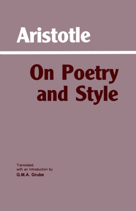 On Poetry & Style