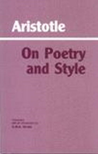 On Poetry and Style