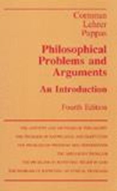 Philosophical Problems and Arguments: An Introduction