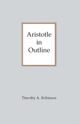 Aristotle In Outline