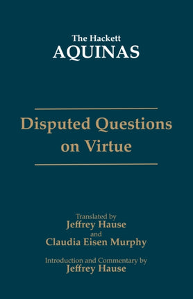 Disputed Questions on Virtue