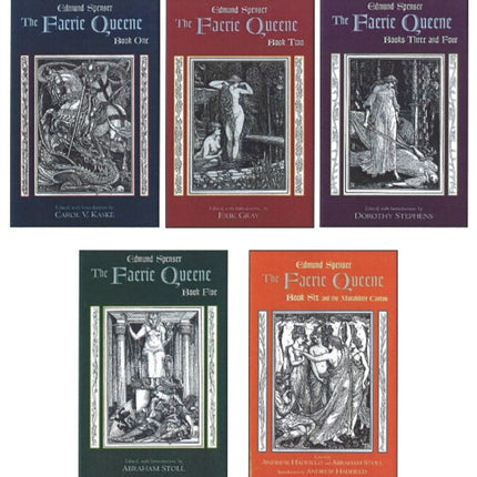 The Faerie Queene: Complete in Five Volumes: Book One; Book Two; Books Three and Four; Book Five; Book Six and the Mutabilitie Cantos