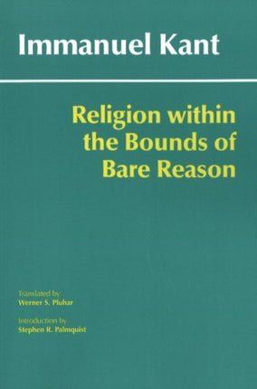 Religion within the Bounds of Bare Reason