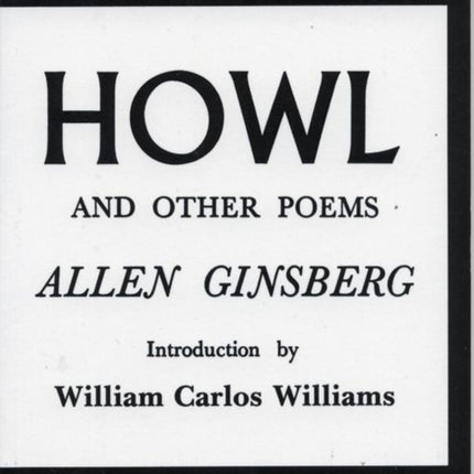 Howl and Other Poems