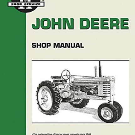 John Deere SRS A B G H MDLS D M & Mt