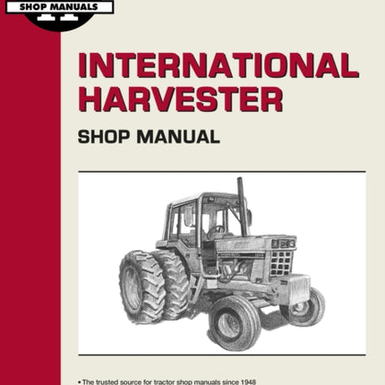 International Harvester (Farmall) 544-686 & Hydro 70-86 Gasoline, 544-1586 Diesel & Hydro 70-186 Diesel Tractor Service Repair Manual