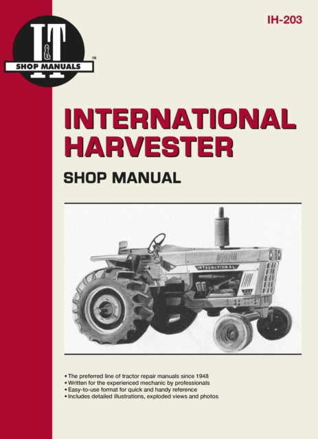 International Harvester (Farmall) Gasoline Model 454-686, 70-80 Hydro & Diesel Model 454-1086 Tractor Service Repair Manual