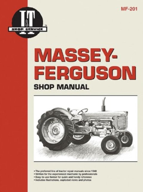 Massey-Ferguson MF65-88 Gas & Diesel, MF Super 90 & 90WR Gas & Diesel, and MF1080-1155 Diesel Tractor Service Repair Manual