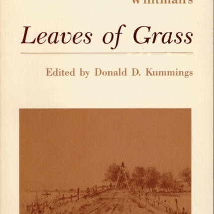 Approaches to Teaching Whitmans Leaves of Grass