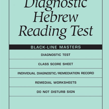 Diagnostic Hebrew Reading Test