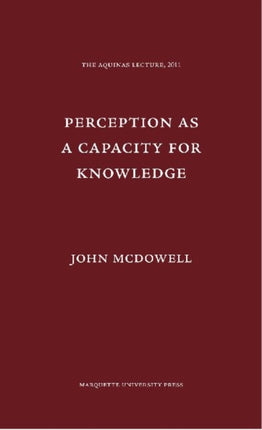 Perception as a Capacity for Knowledge