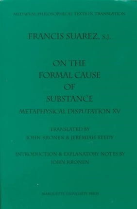 On the Formal Cause of Substance Metaphysical