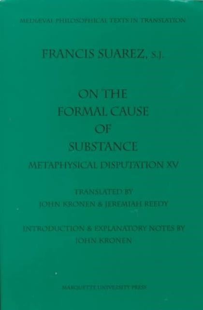 On the Formal Cause of Substance Metaphysical