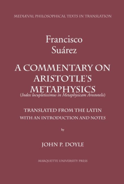 A  Commentary on Aristotles Metaphysics