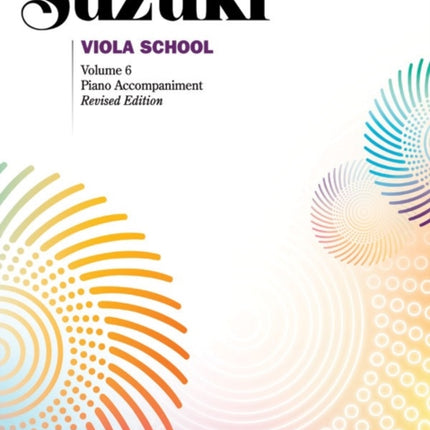 Suzuki Viola School Vol 6 Piano Acc