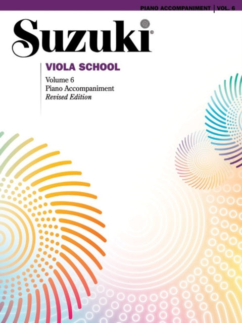 Suzuki Viola School Vol 6 Piano Acc