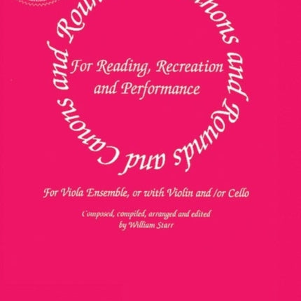 Rounds and Canons For Reading Recreation and