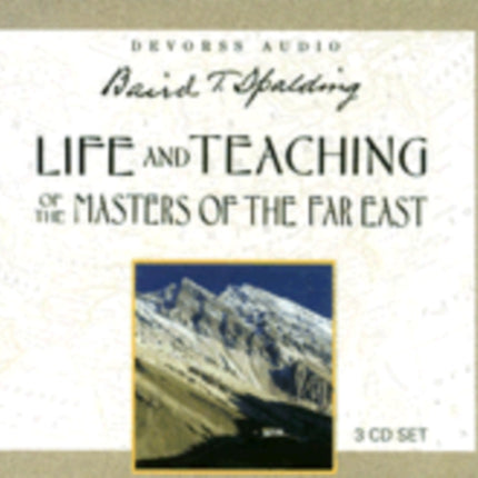 Life And Teaching Of The Masters Of The Far East Audio CD 3 CD Set