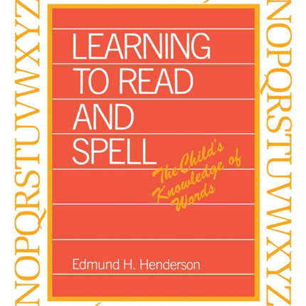 Learning to Read and Spell