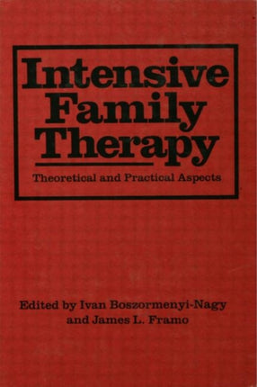 Intensive Family Therapy