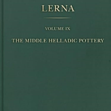 The Middle Helladic Pottery 2volume set