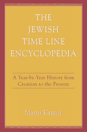 The Jewish Time Line Encyclopedia