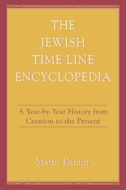 The Jewish Time Line Encyclopedia