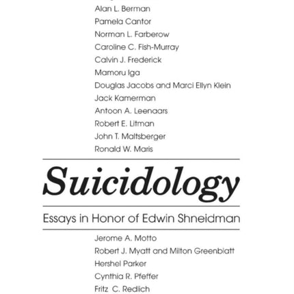 Suicidology