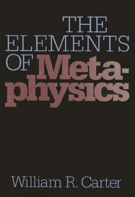 Elements Of Metaphysics