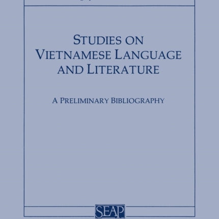 Studies on Vietnamese Language and Literature