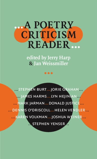 A Poetry Criticism Reader