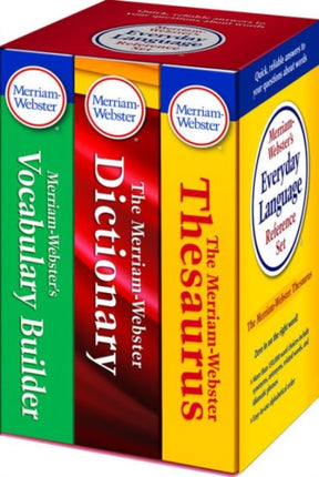 MerriamWebsters Everyday Language Reference Set