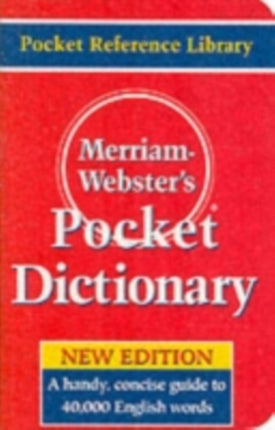 Merriam Webster's Pocket Dictionary