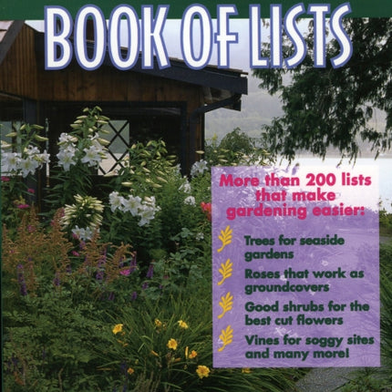 The Pacific Northwest Gardeners Book of Lists