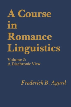 A Course in Romance Linguistics