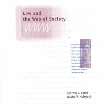 Law and the Web of Society