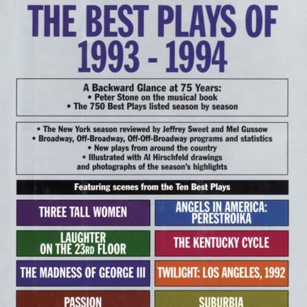 The Best Plays of 19931994 Best Plays Theater
