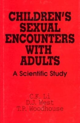 Childrens Sexual Encounters with Adults