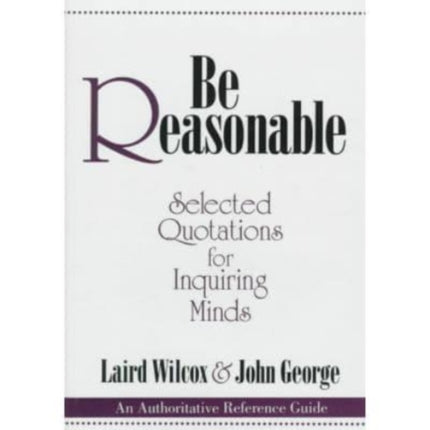 Be Reasonable