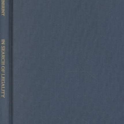 In Search of Legality  Mikhail M. Speranskii  the Codification of Russian Law