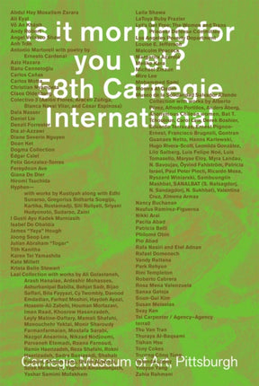 Is It Morning for You Yet 58th Carnegie
