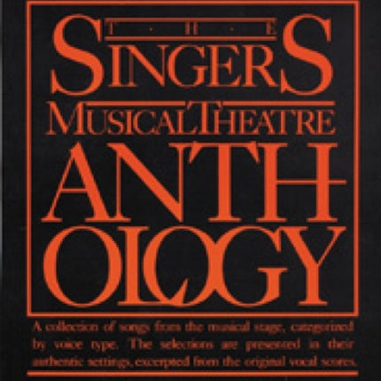 Singers Musical Theatre BartoneBass Volume 1